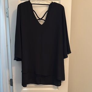Chelsea & Theodore Elegant Black Tunic